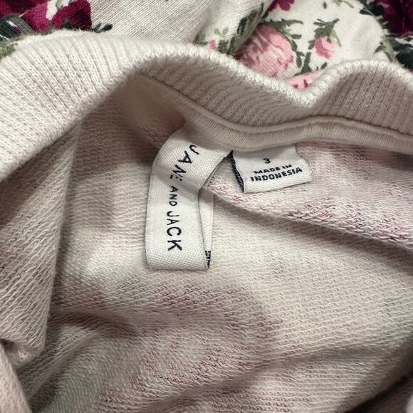 Janie and Jack Floral Puff Sleeve French Terry Sweatshirt - Picture 8 of 8